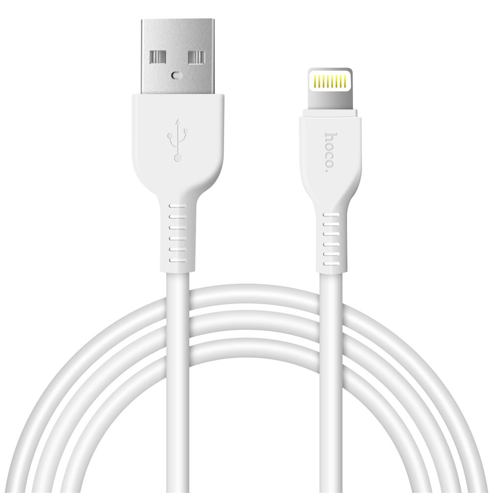 Hoco USB Kabel - X20 Lightning - 2M in Weiss