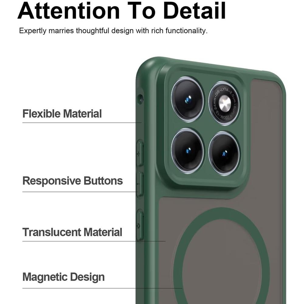 Zoya TPU für Motorola Edge 70 Fusion in Grün