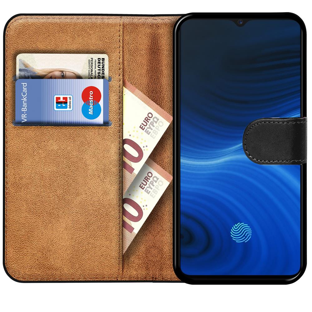 Basic Wallet für Realme X2 Pro in Schwarz