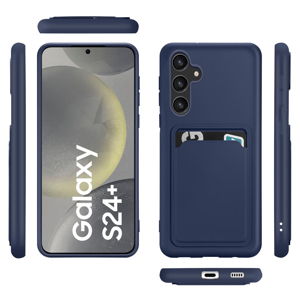 Card Case für Samsung Galaxy S24 Plus in Blau