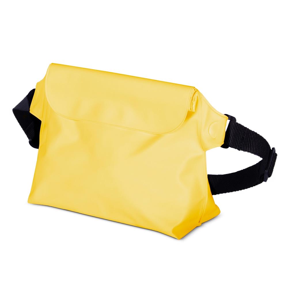 Wasserdichte PVC-Tasche / Hüfttasche in Gelb