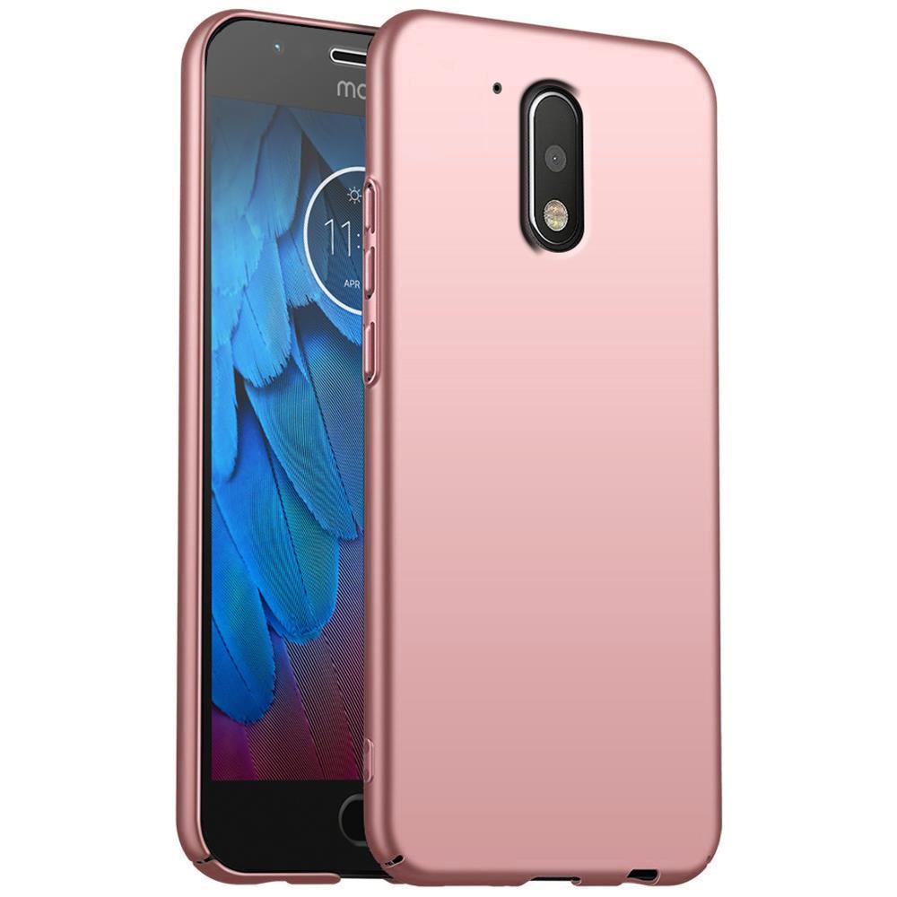 Classic Plain für Motorola/Lenovo Moto G4 / G4 Plus in Rosegold