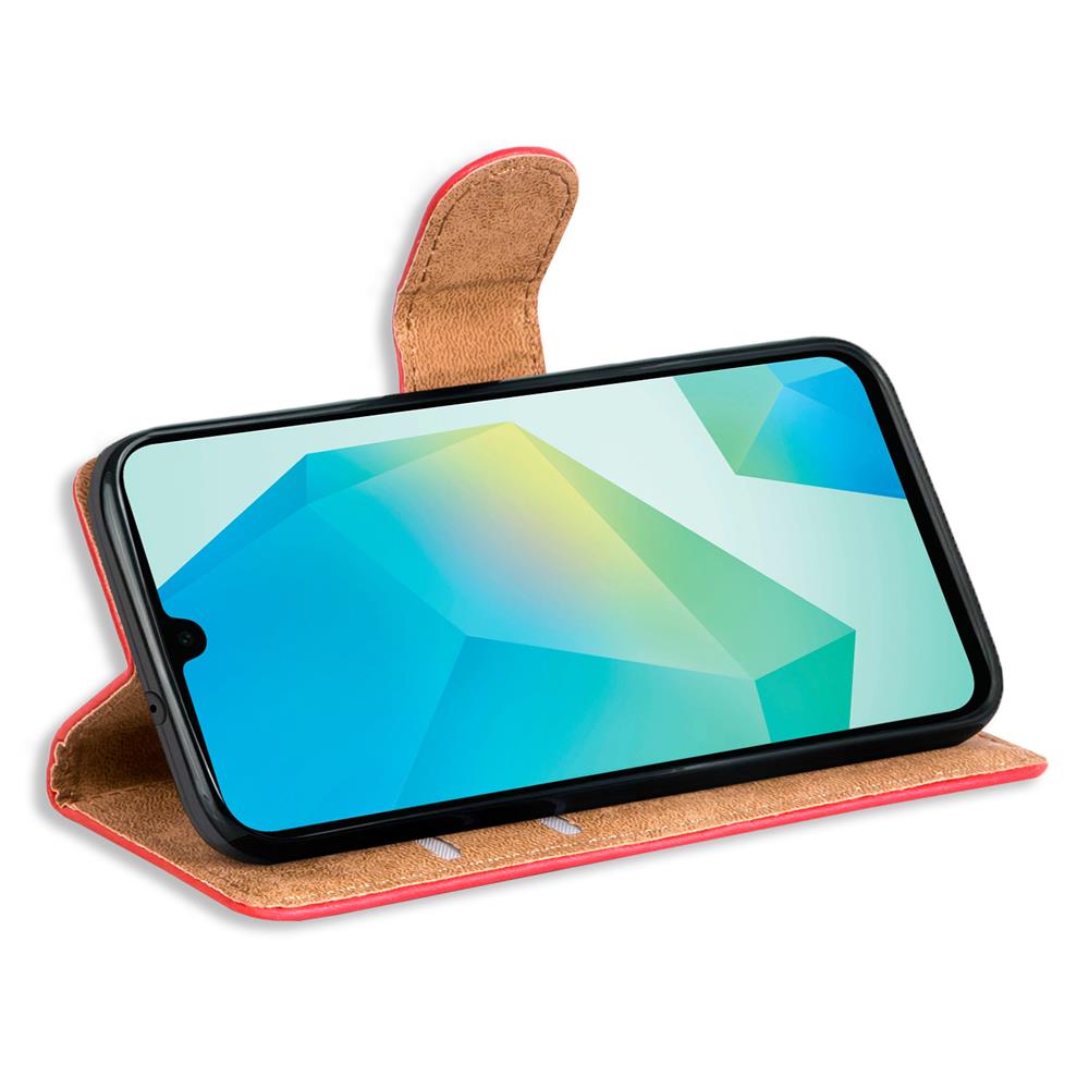 Basic Wallet für Samsung Galaxy A26 5G in Rot