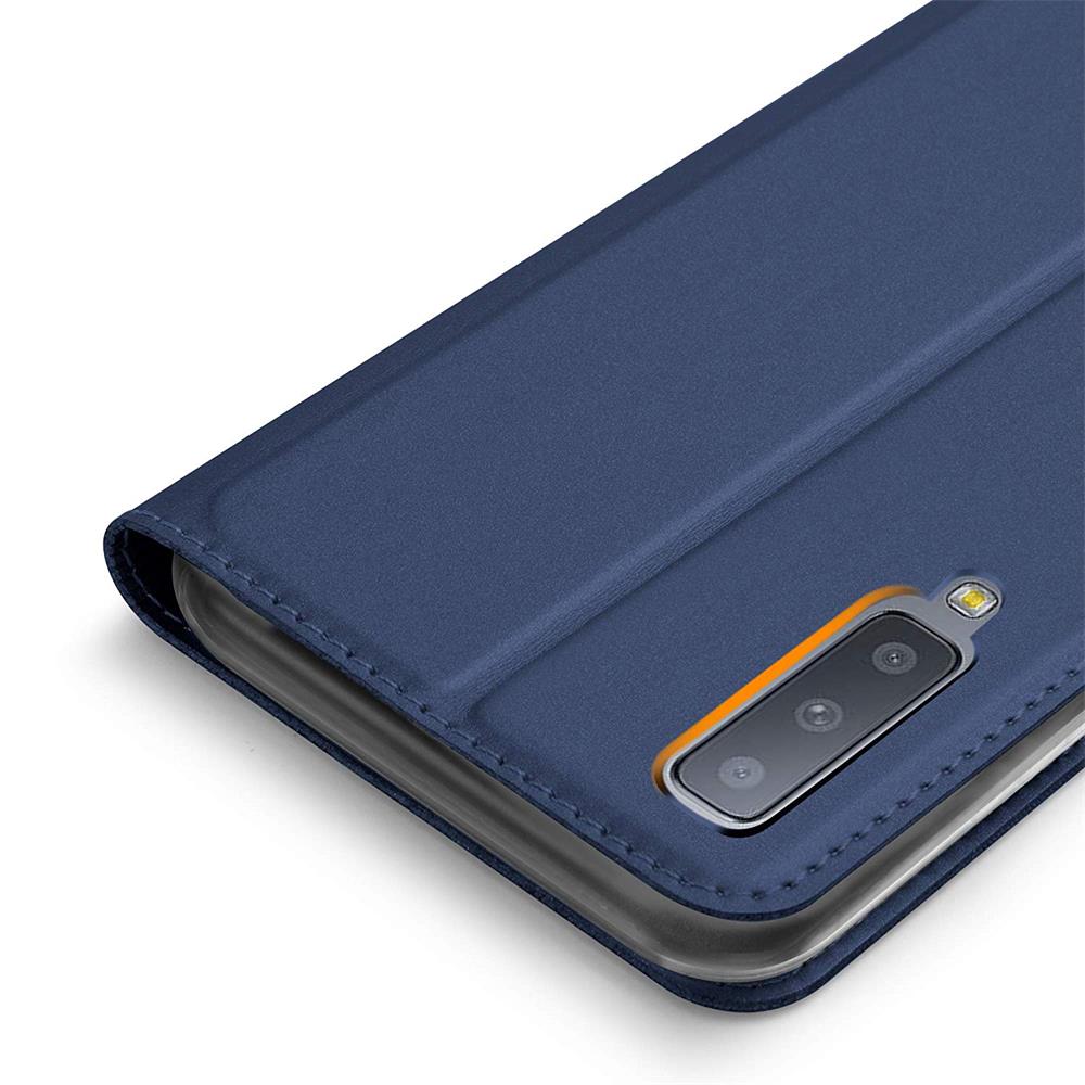 Electroplated Flip für Samsung Galaxy A7 2018 in Blau