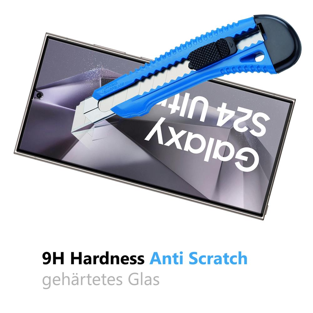 Glas 2in1 für Samsung Galaxy S24 Ultra
