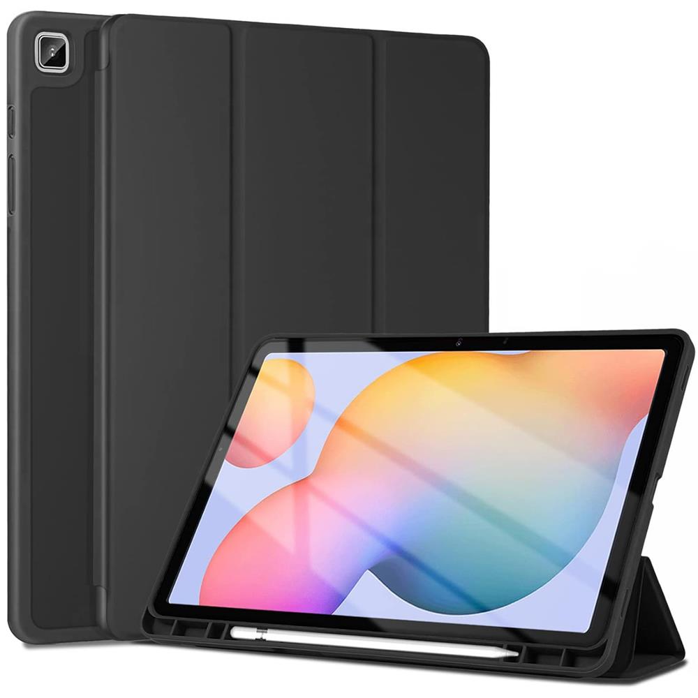 Smart Cover für Samsung Galaxy Tab S10 FE Plus in Schwarz