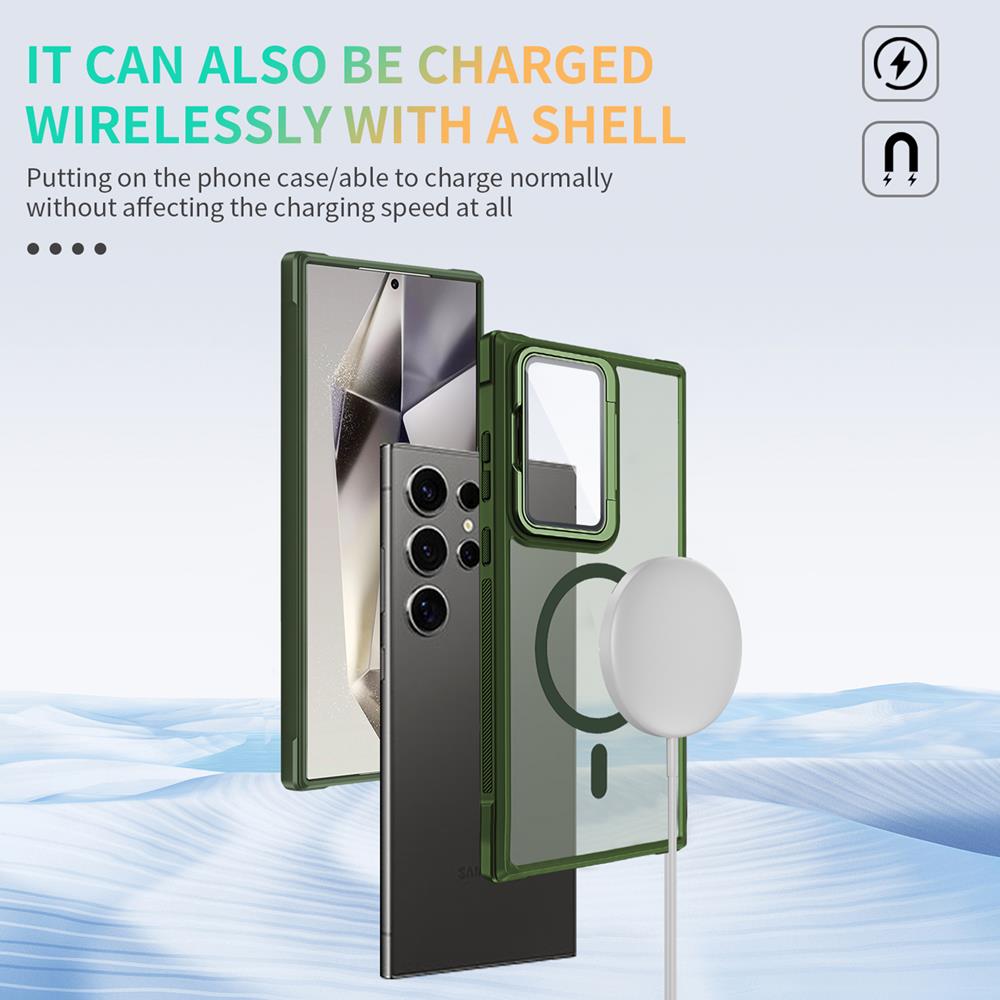 Colour Magsafe für Samsung Galaxy S24 Ultra in Grün