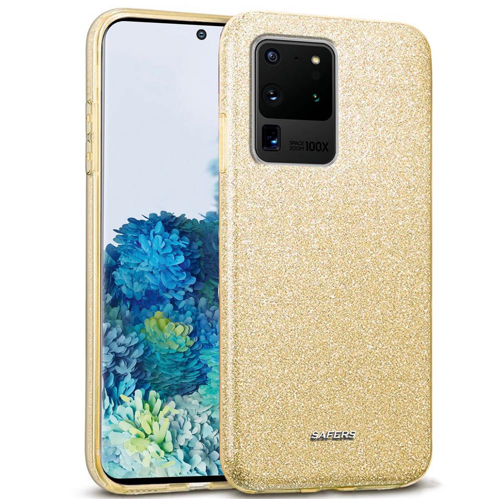 Shiny TPU für Samsung Galaxy S20 Ultra in Gold