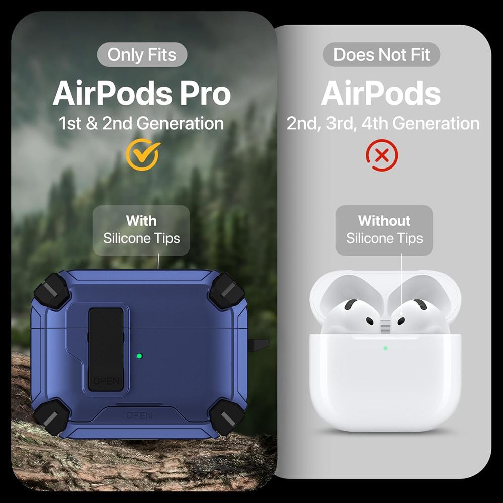 AirPods Defender für AirPods Pro / Pro 2 in Dunkel Blau