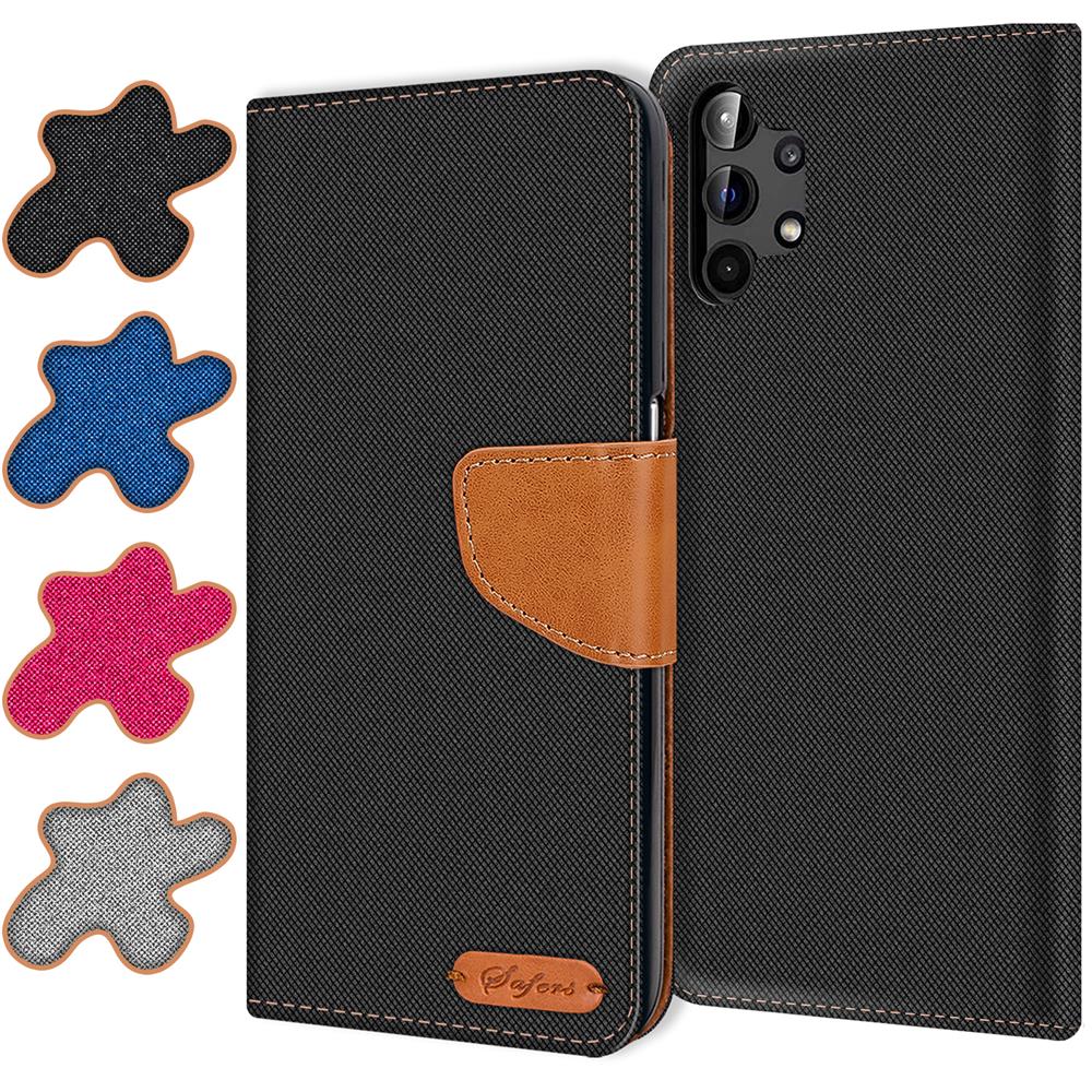 Textil Wallet für Samsung Galaxy A32 5G
