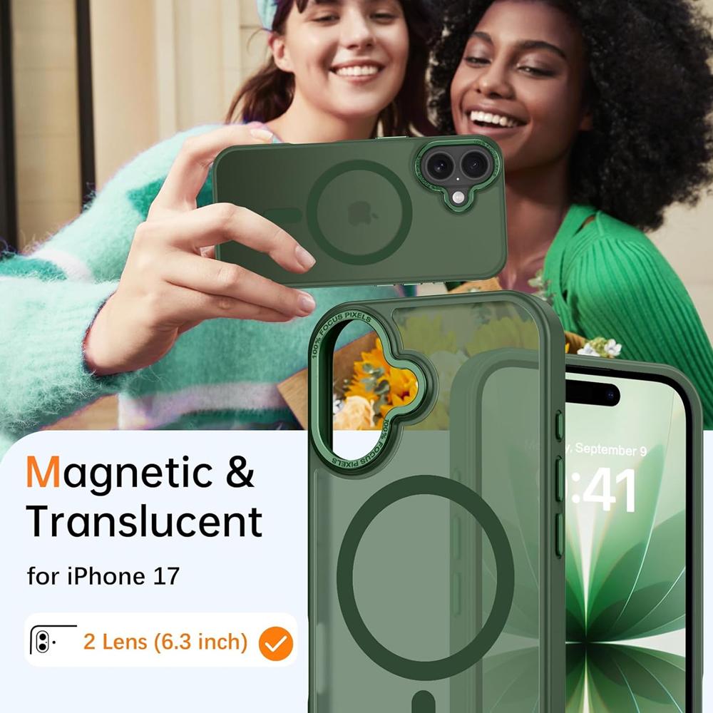 Frame Case für Apple iPhone 17 in Grün