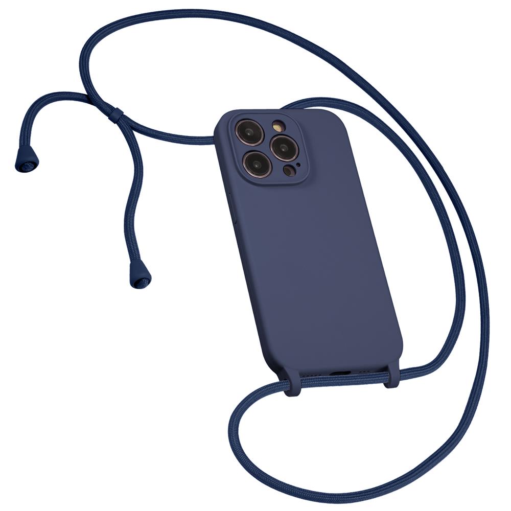 Connect Case Colour inkl. Kette für Apple iPhone 15 Pro Max in Blau