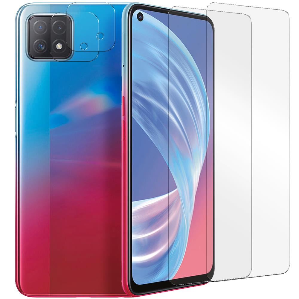 4in1 Glas Set für OPPO A73 5G