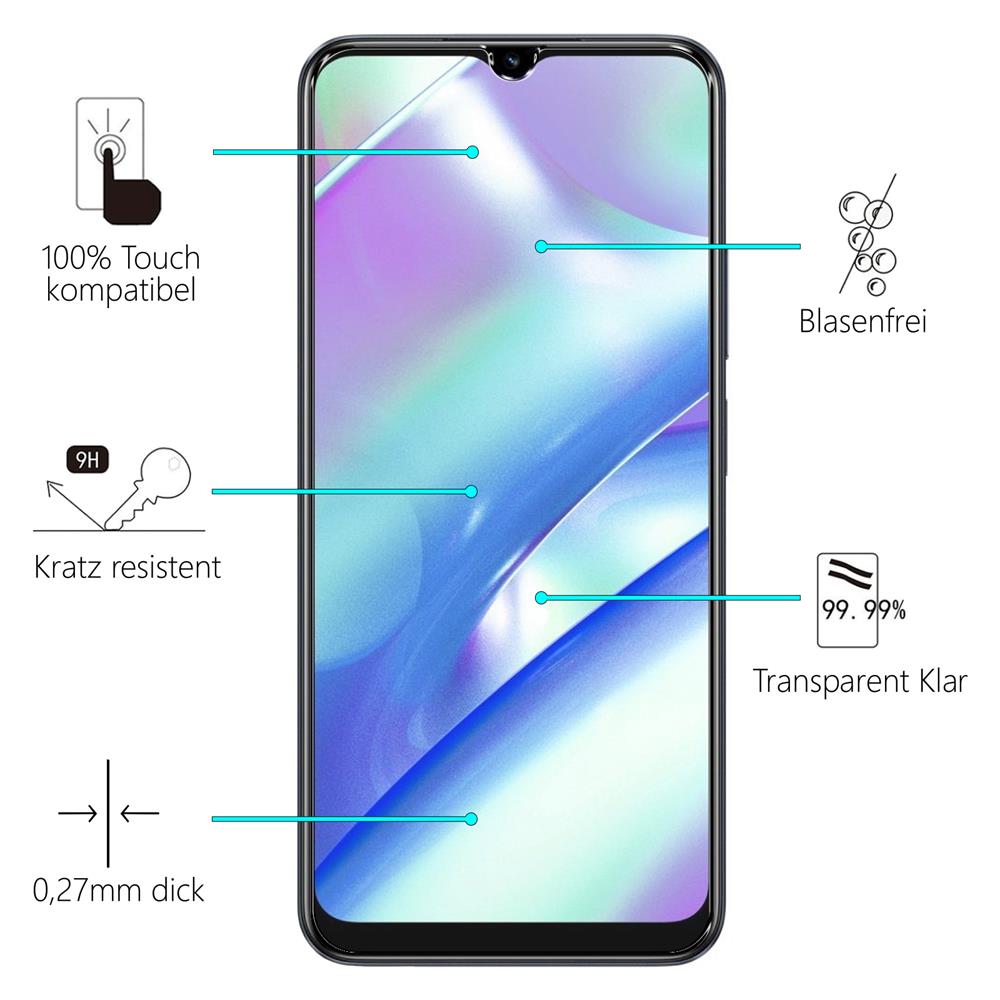 Glas 2in1 für Realme C33