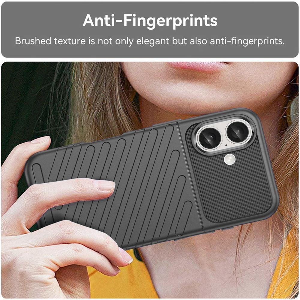 Thunder Case für Apple iPhone 16 Plus in Schwarz