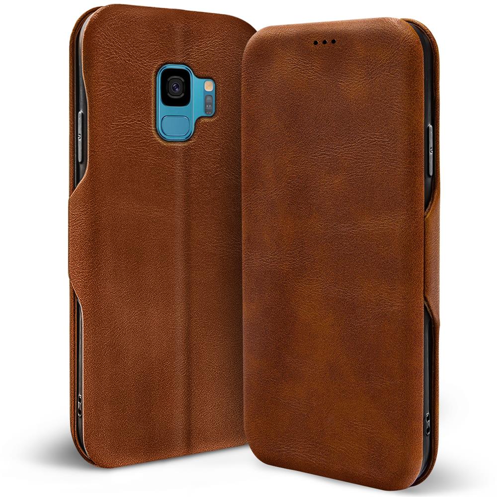 Shell Flip für Samsung Galaxy S9 in Braun