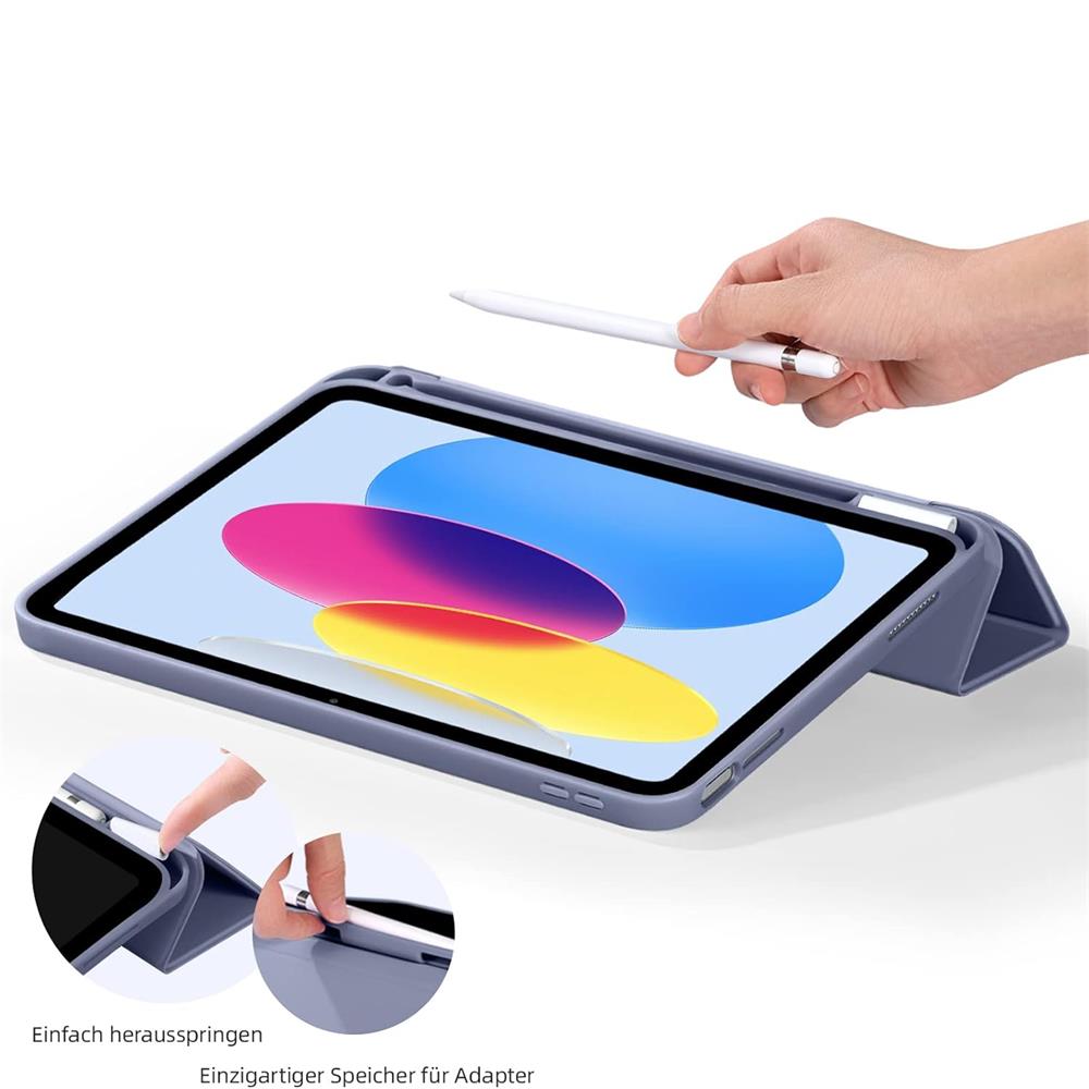 Smart Cover für Apple iPad Pro 13 2024 in Grau / Blau