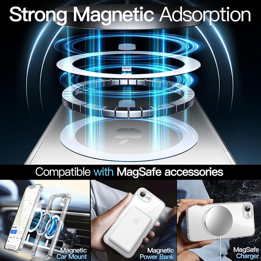 Magsafe TPU Case für Apple iPhone 17e in Transparent