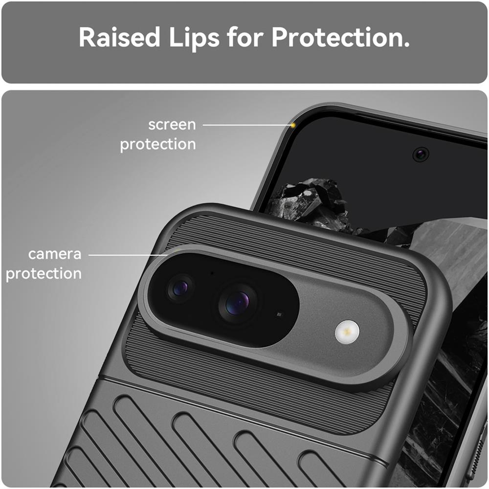 Thunder Case für Google Pixel 9 in Schwarz