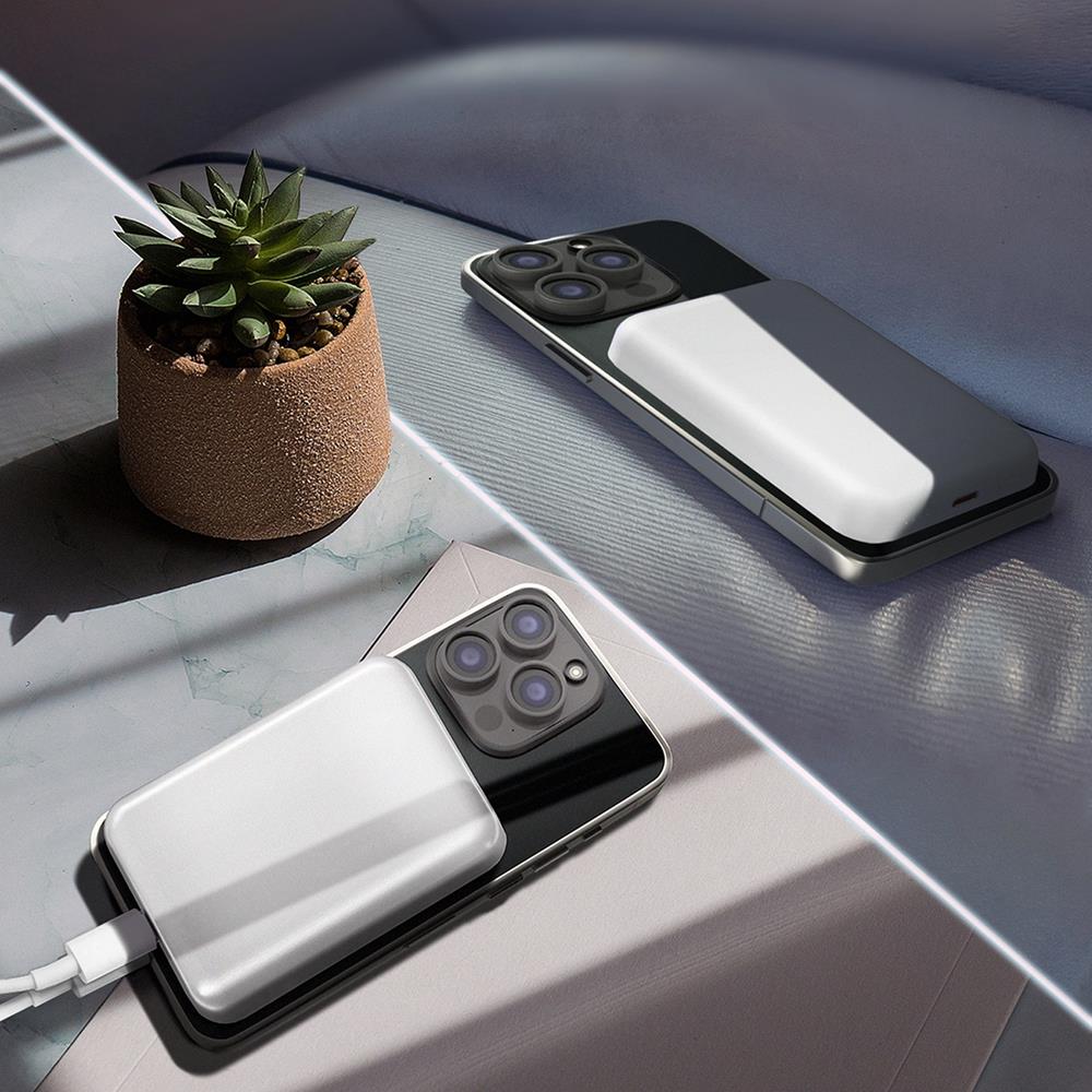 Power Bank - Wozinsky - MagSafe WRW349Y - 10000 mAh in Weiss Power Bank - Wozinsky - MagSafe WRW349Y - 10000 mAh in Weiss