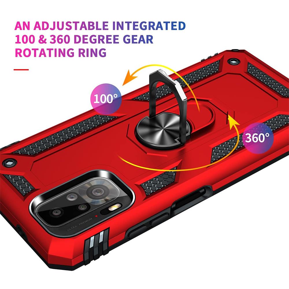 Army Case für Xiaomi Redmi Note 10 / 10S in Rot