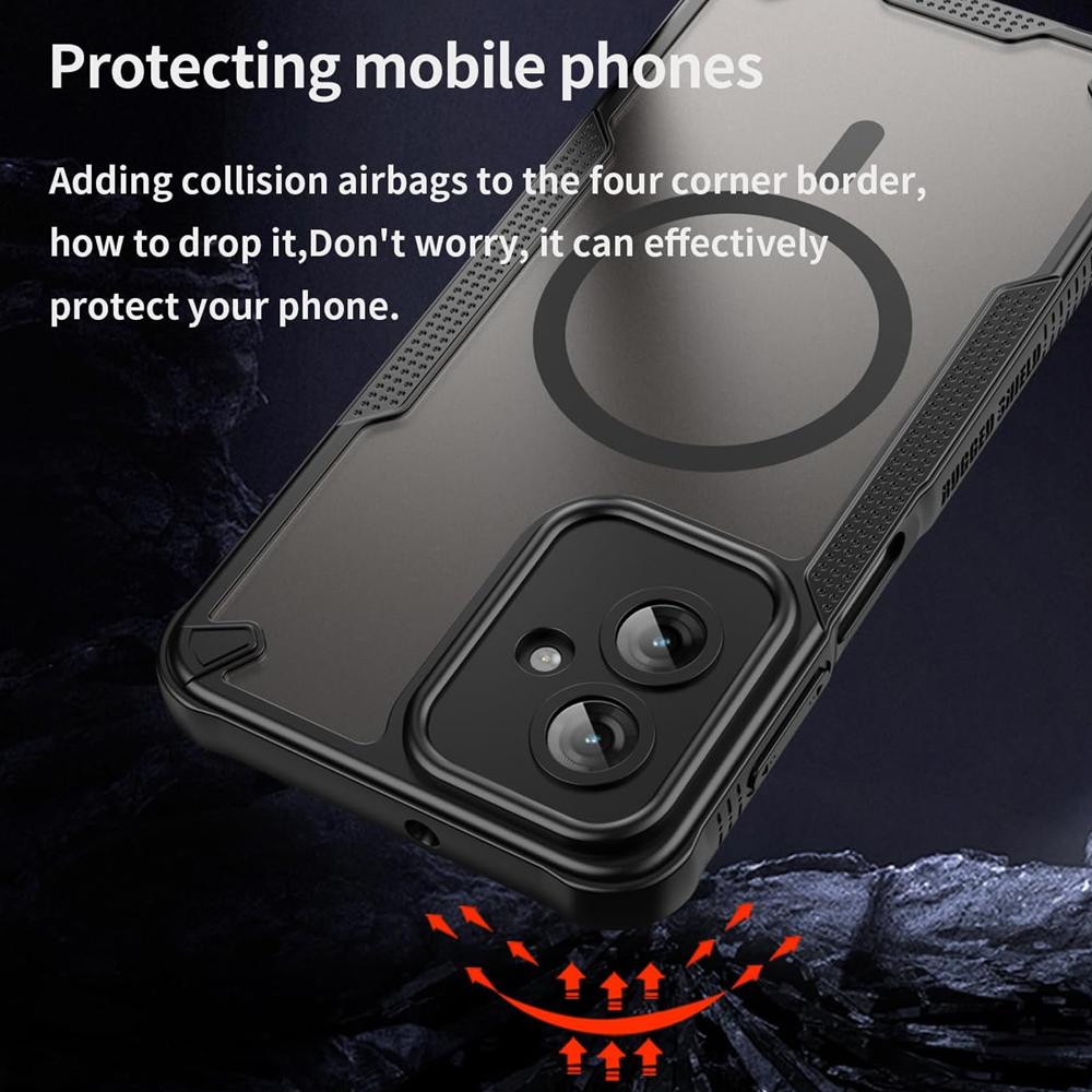 Defender Case für Motorola Moto G55 5G in Schwarz