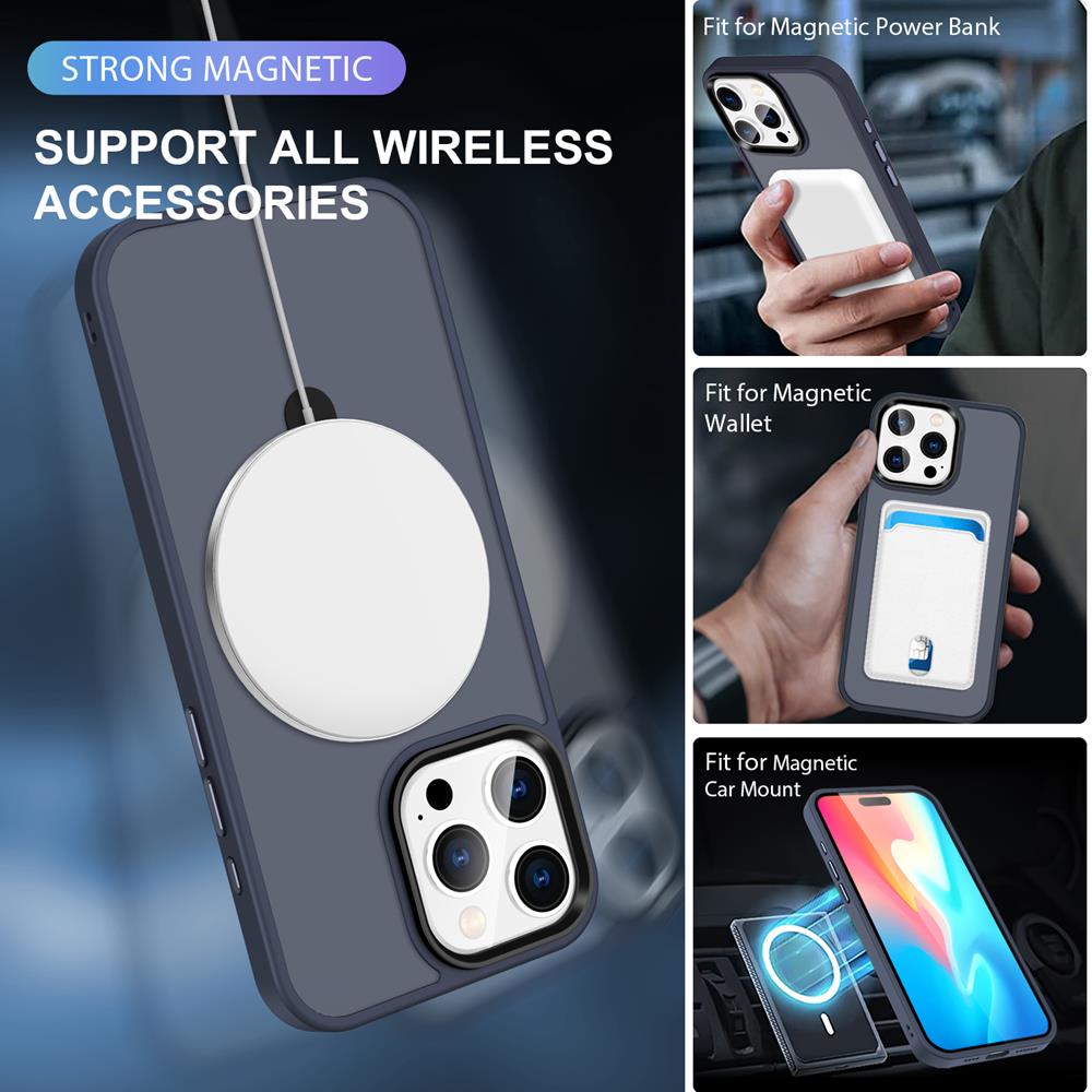 Skin MagSafe für Apple iPhone 16 Pro Max in Dunkelblau