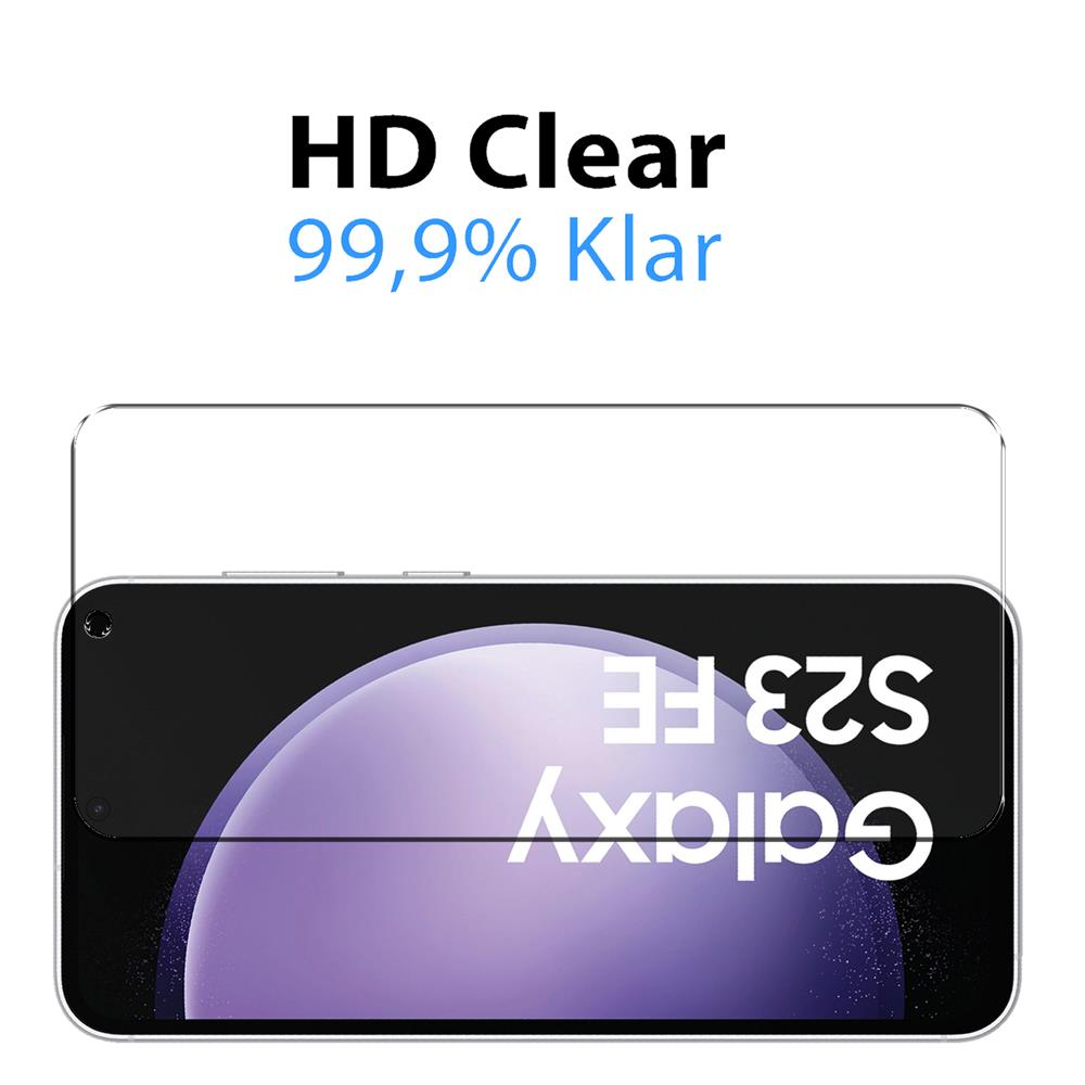 Glas 2in1 für Samsung Galaxy S23 FE