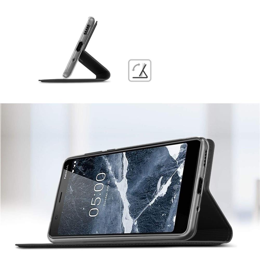 Electroplated Flip für Nokia 4.2 in Schwarz