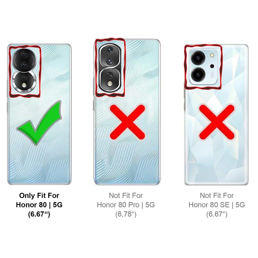 Classic TPU für Honor 80 in Schwarz