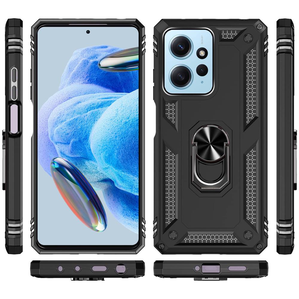Army Case für Xiaomi Redmi Note 12 (4G) in Schwarz