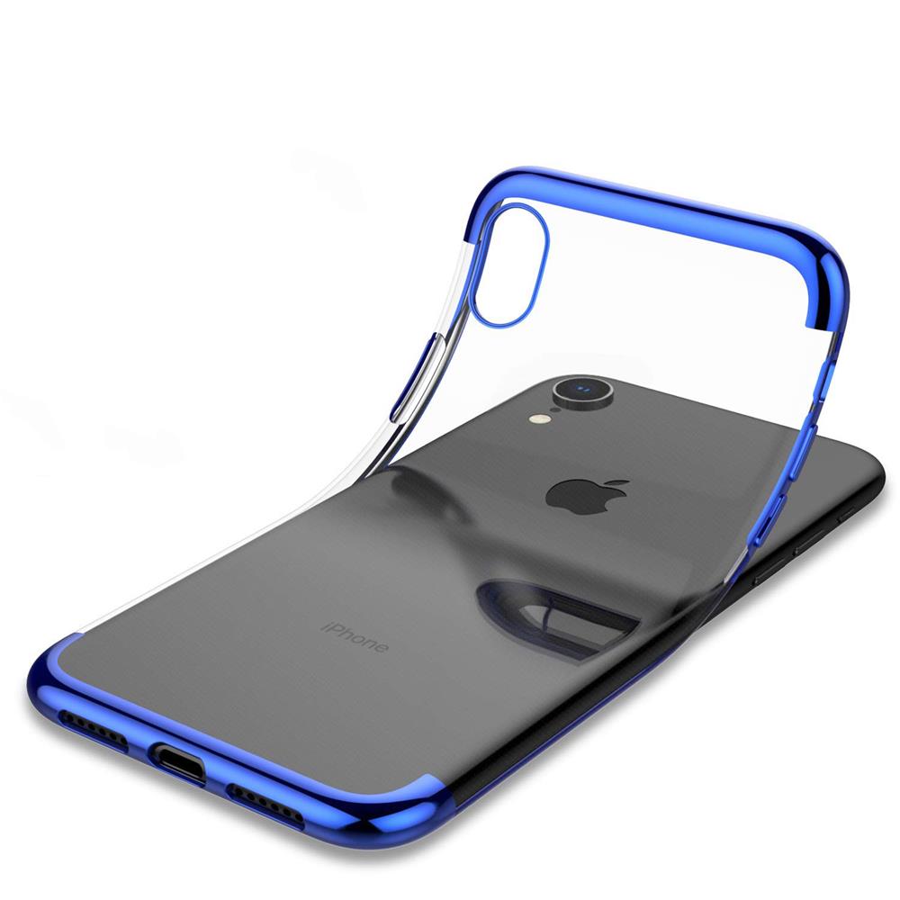 Zero Edge Color für Apple iPhone XR in Blau