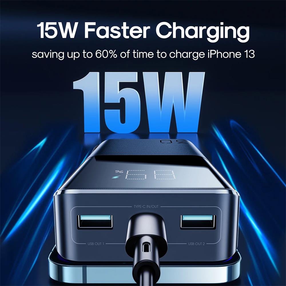 Power Bank - Joyroom - JR-T013 - 10000 mAh in Schwarz