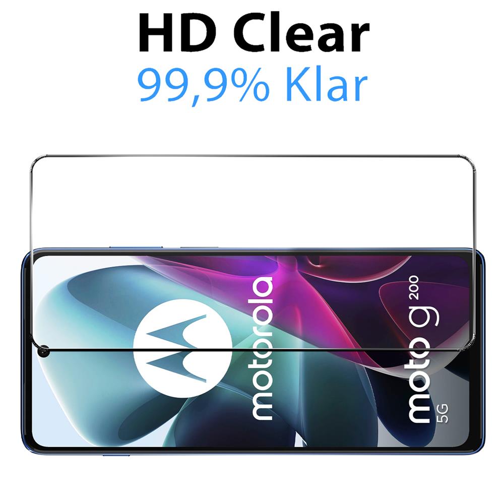 Glas 2in1 für Motorola Moto G200 5G