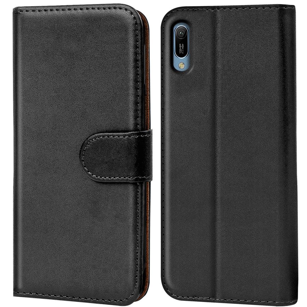 Basic Wallet für Huawei Y6 2019 in Schwarz