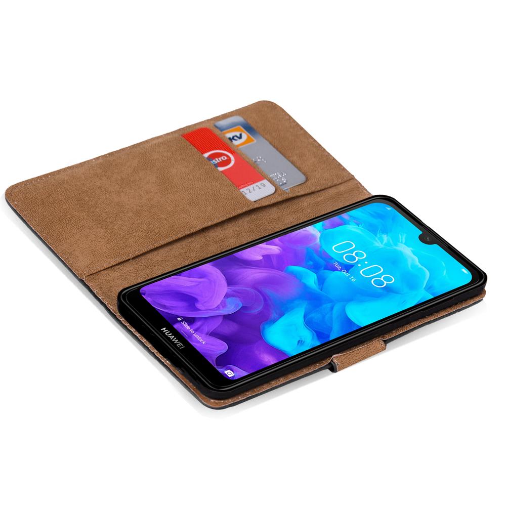Basic Wallet für Huawei Y5 2019 in Schwarz