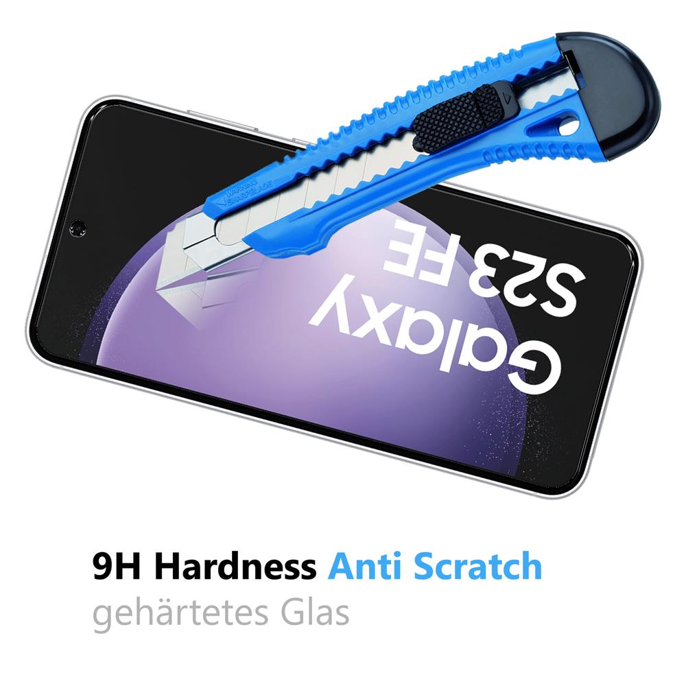 Glas 2in1 für Samsung Galaxy S23 FE
