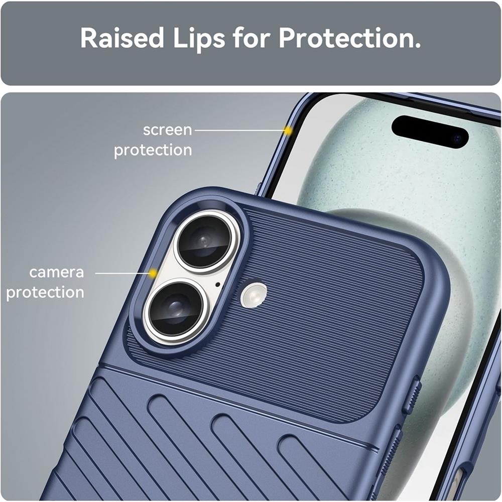 Thunder Case für Apple iPhone 16 Plus in Blau