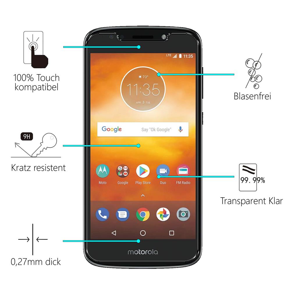 Glas 2in1 für Motorola Moto E5 Play