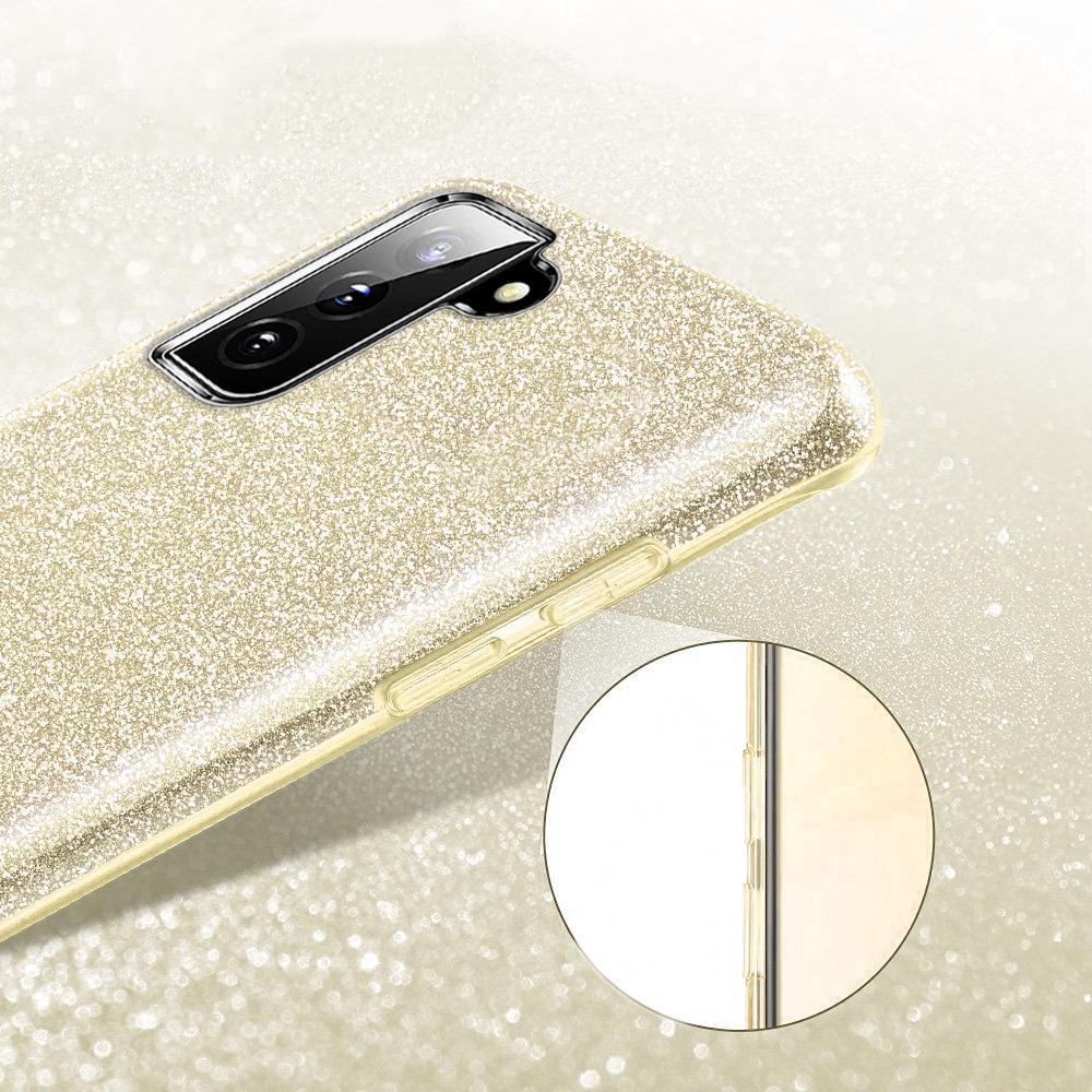 Shiny TPU für Samsung Galaxy S22 Ultra in Gold