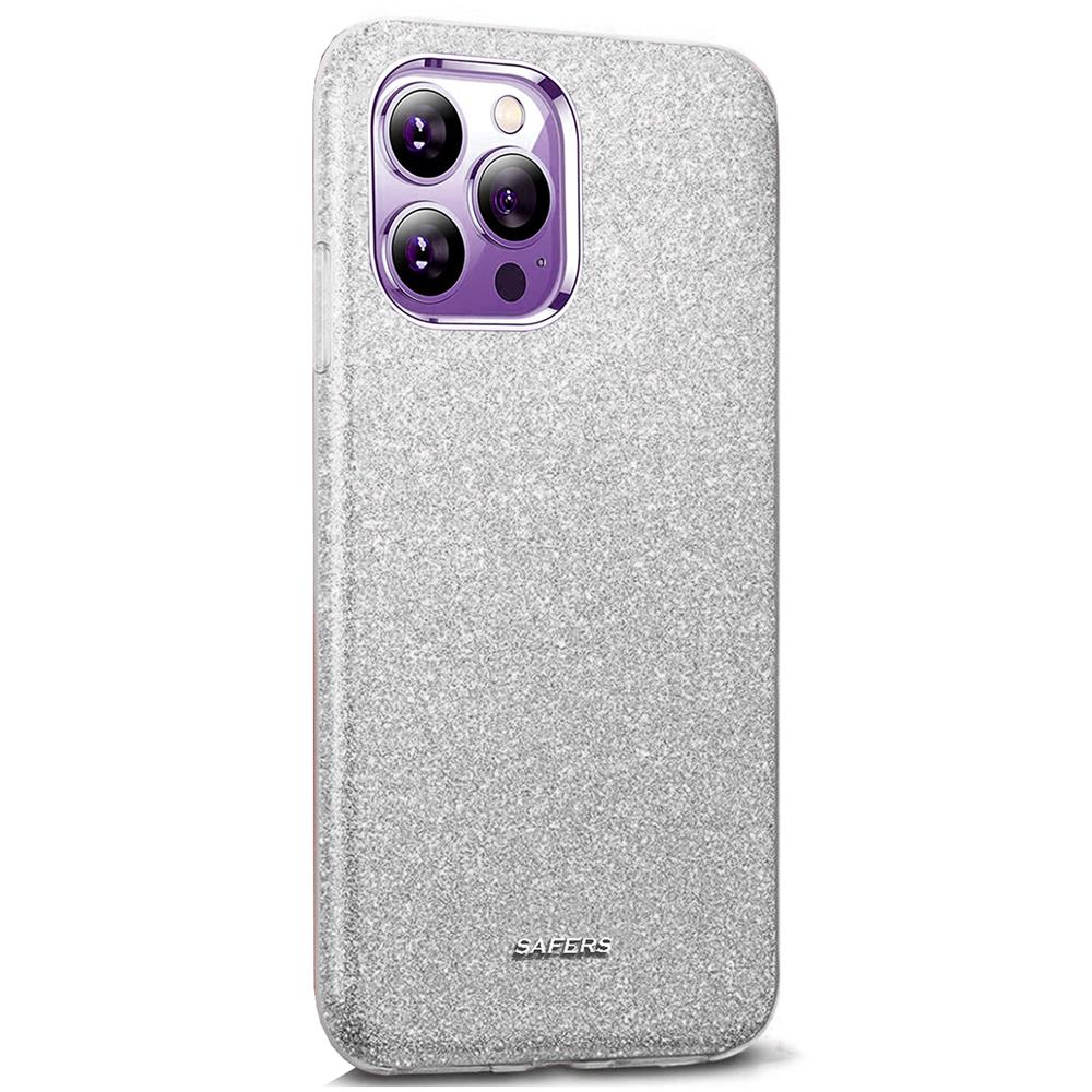 Shiny TPU für Apple iPhone 14 Pro Max in Silber