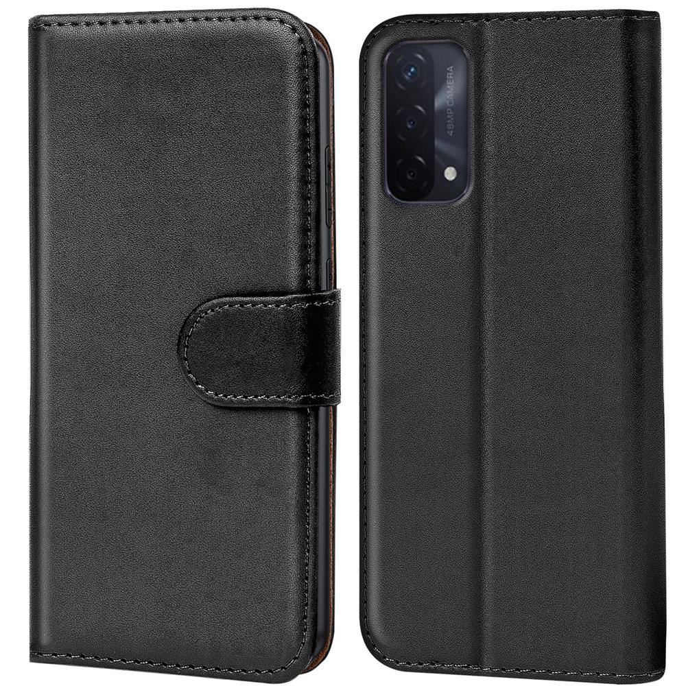 Basic Wallet für OPPO A54 5G / A74 5G in Schwarz