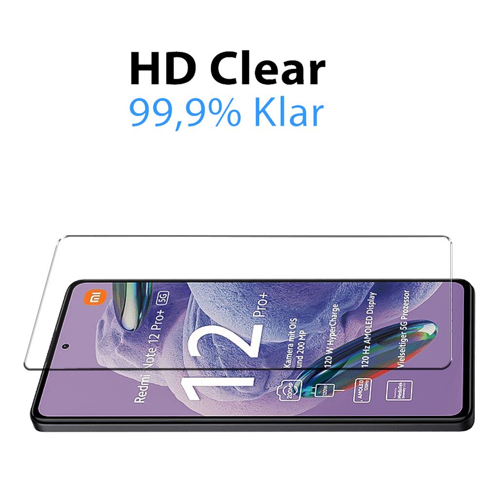 4in1 Glas Set für Xiaomi Redmi Note 12 Pro Plus 5G