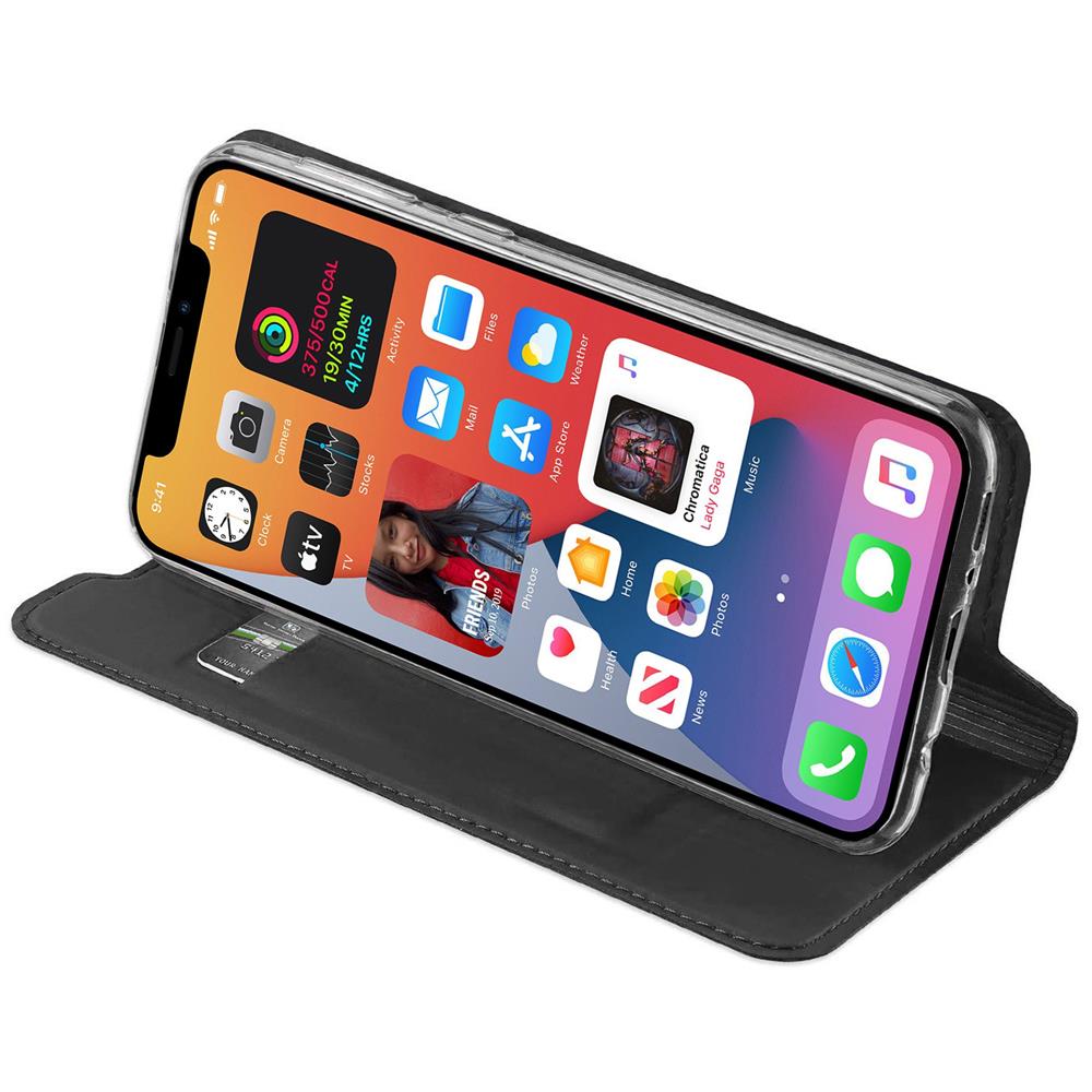 Electroplated Flip für Apple iPhone 13 Pro Max in Schwarz