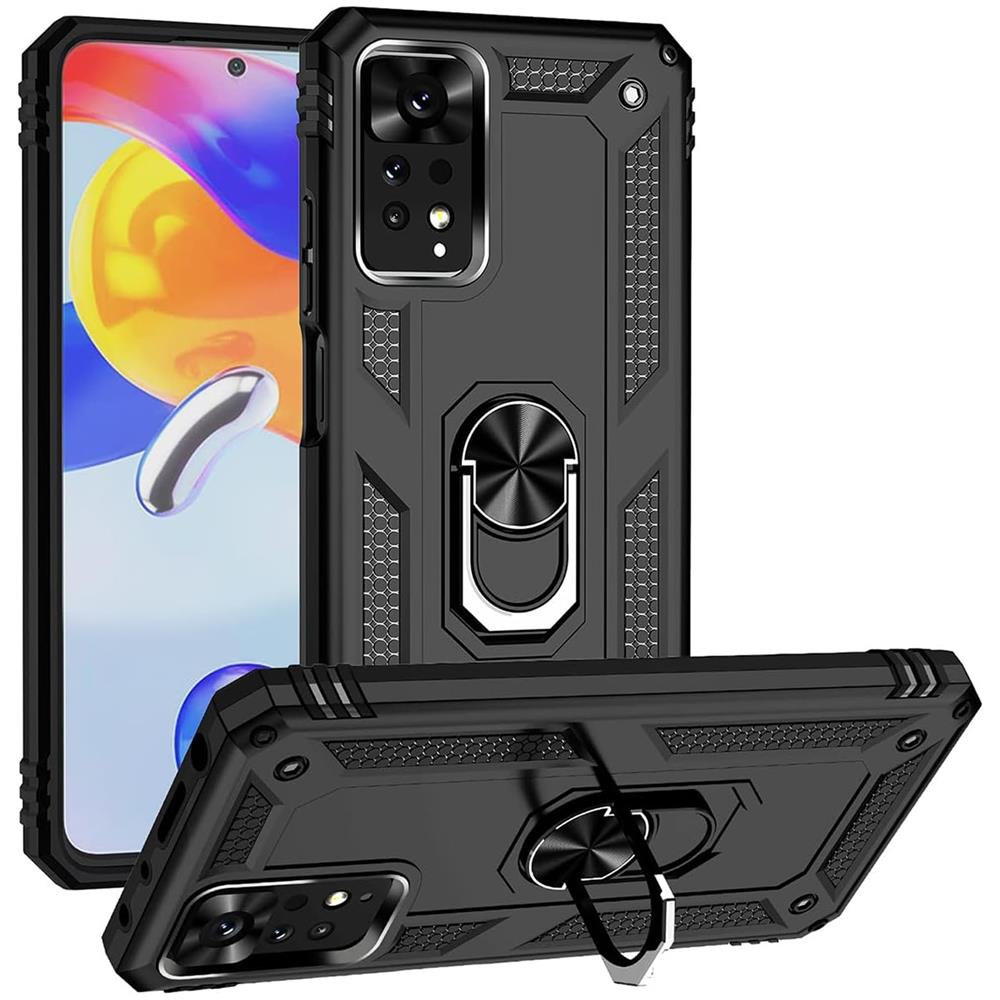 Army Case für Xiaomi Redmi Note 11 Pro / Pro 5G in Schwarz