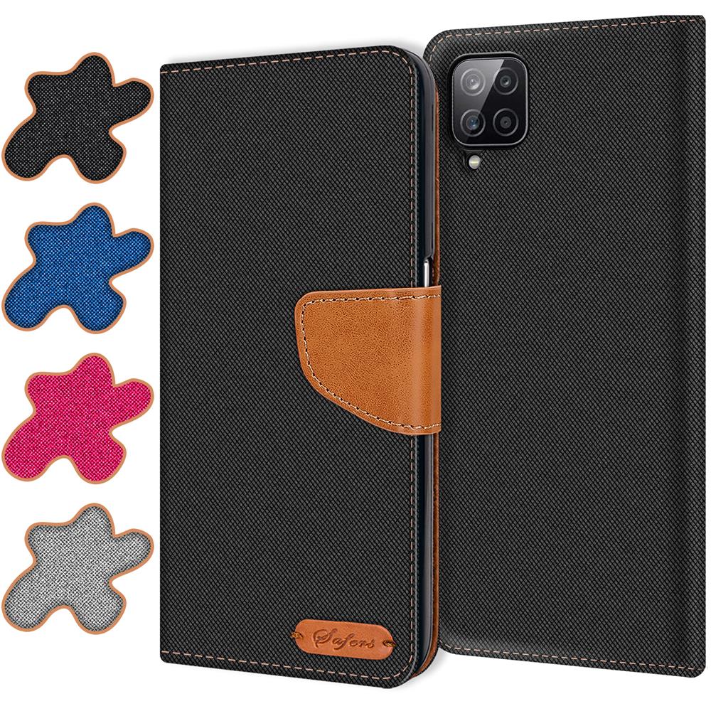 Textil Wallet für Samsung Galaxy A22 4G / M22