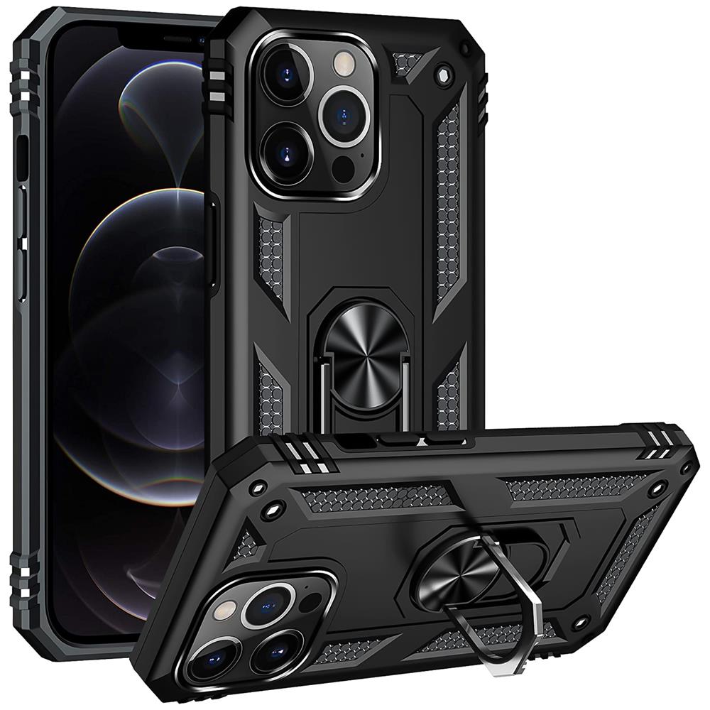 Army Case für Apple iPhone 12 Pro Max in Schwarz