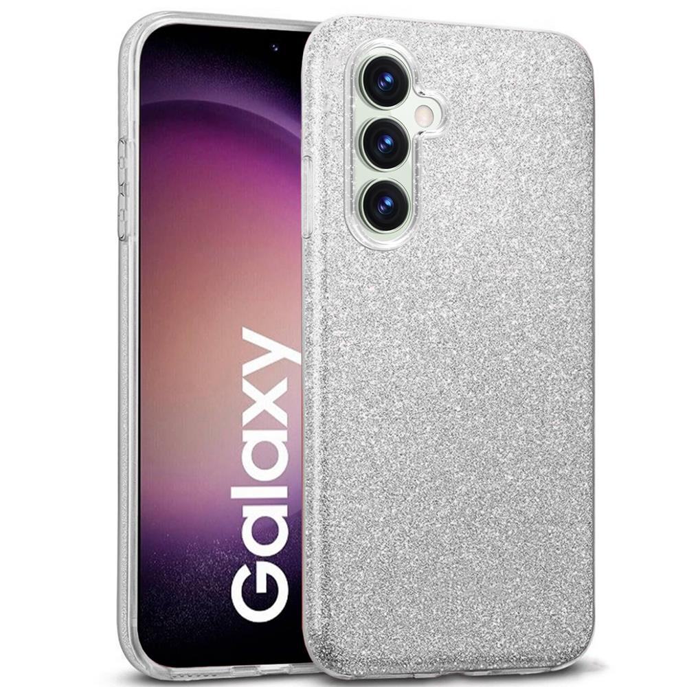 Shiny TPU für Samsung Galaxy S23 FE in Silber
