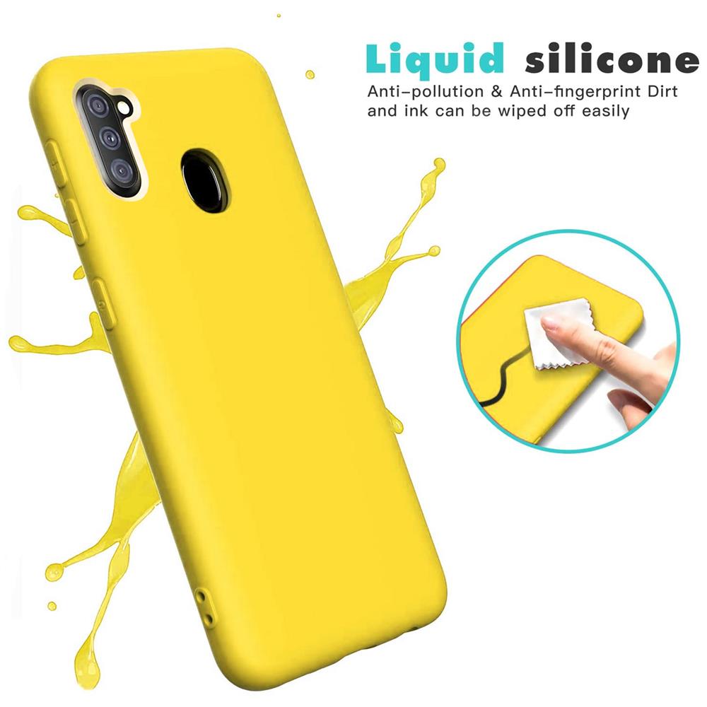 Colour TPU für Samsung Galaxy M11 in Gelb