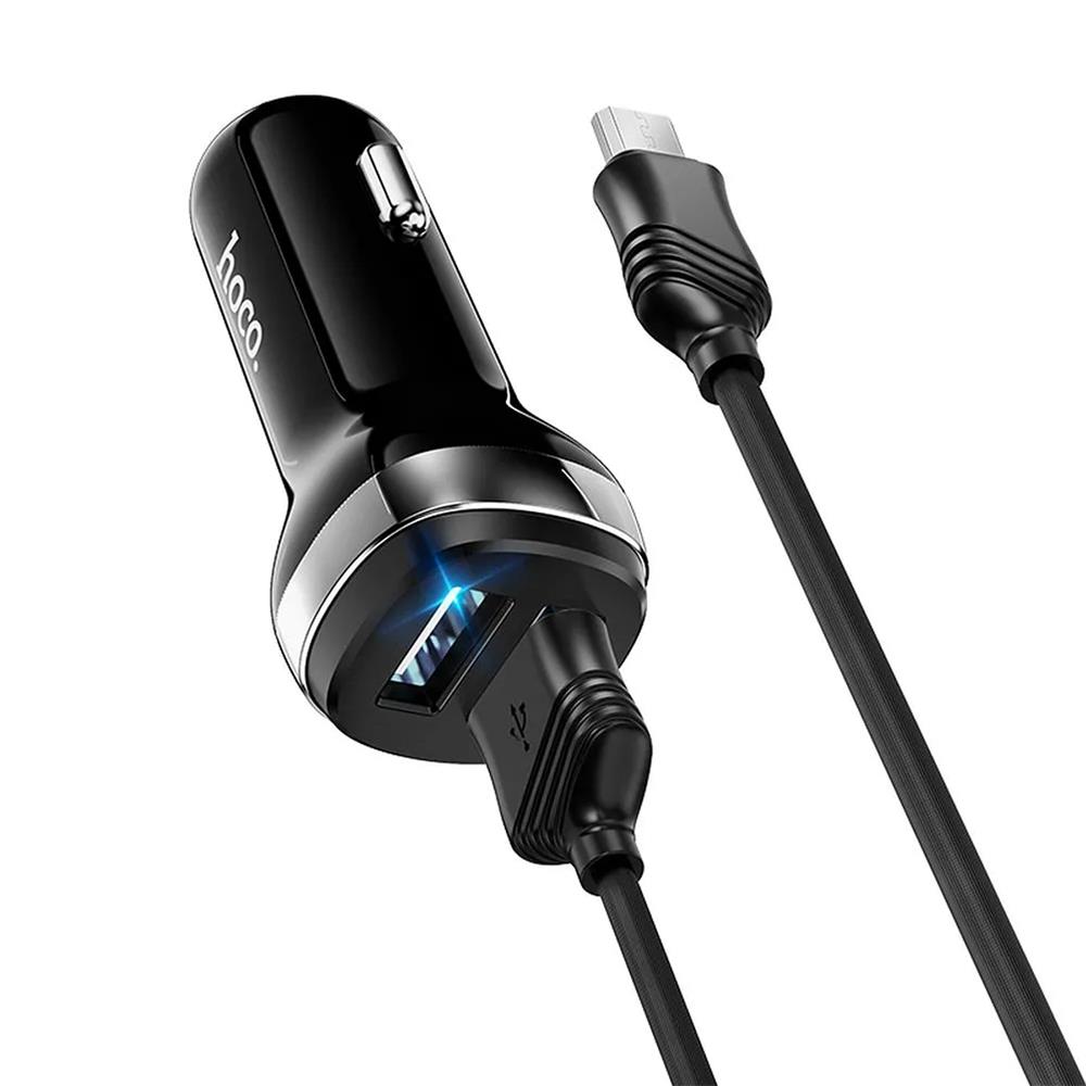 Hoco Kfz-Ladegerät - Z40 microUSB in Schwarz